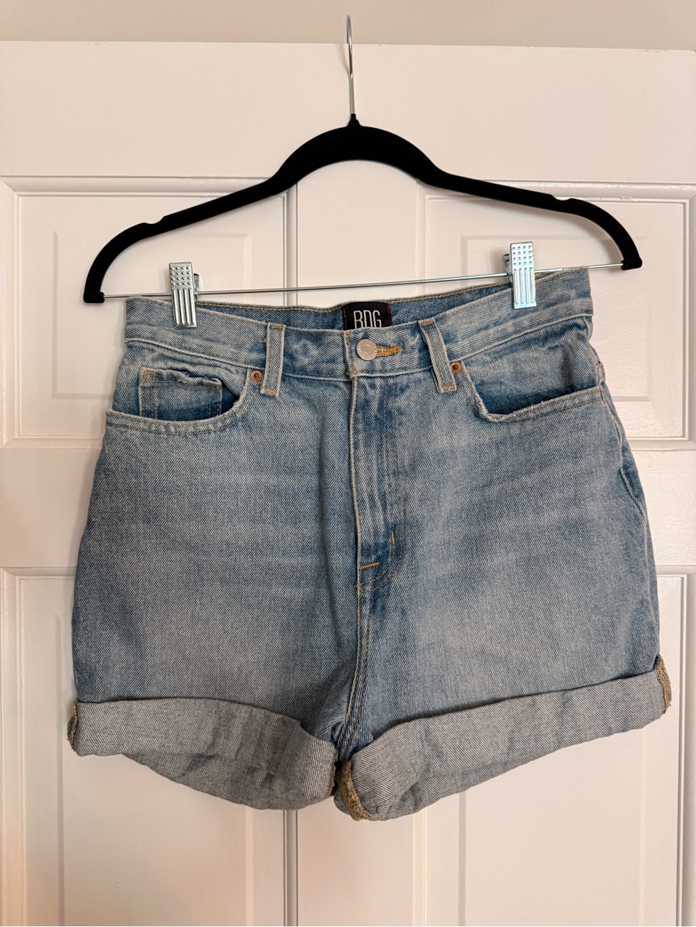 BDG High Rise Denim Shorts